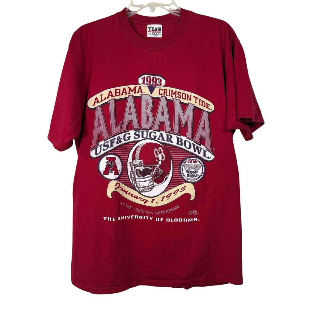 Vintage 1993 XL Alabama Crimson Tide Sugar Bowl T-Shirt